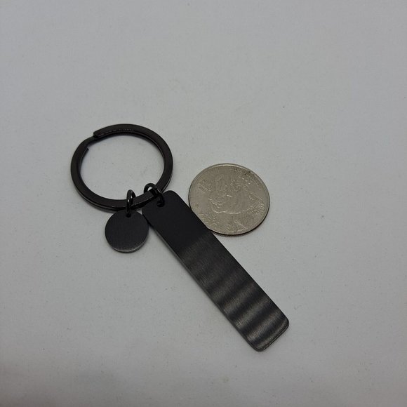 Handsome Husband Boyfriend Fiance gift Keychain Key Ring Black - Picture 4 of 5